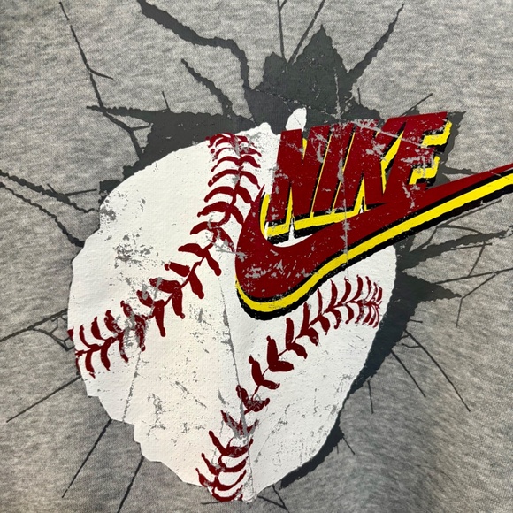 Men’s Nike gray baseball hoodie - Picture 2 of 2